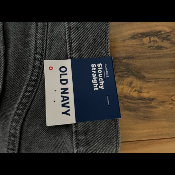 old navy slouch straight jeans, size 0 - Picture 4 of 4